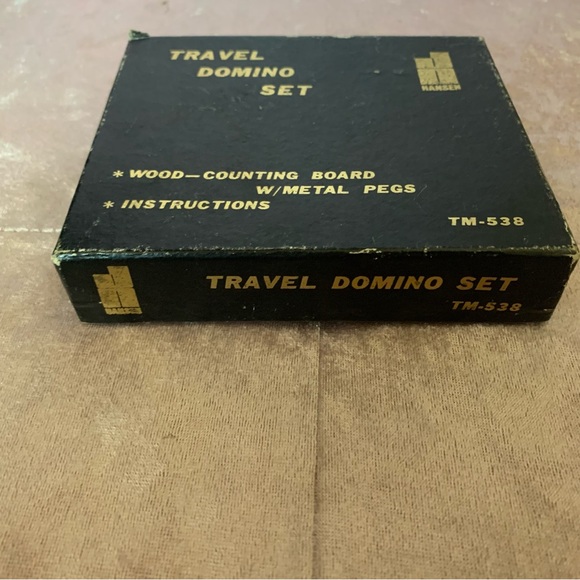 Vintage Travel Dominoes Set - Picture 5 of 9
